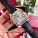 Swiss Quartz Cartier Santos Dumont couple Copy Watch 2-Tone Rose Gold (2)_th.jpg